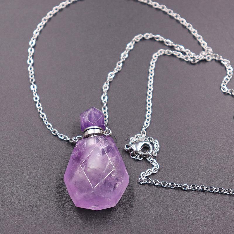 Crystal Perfume Diffuser Necklace