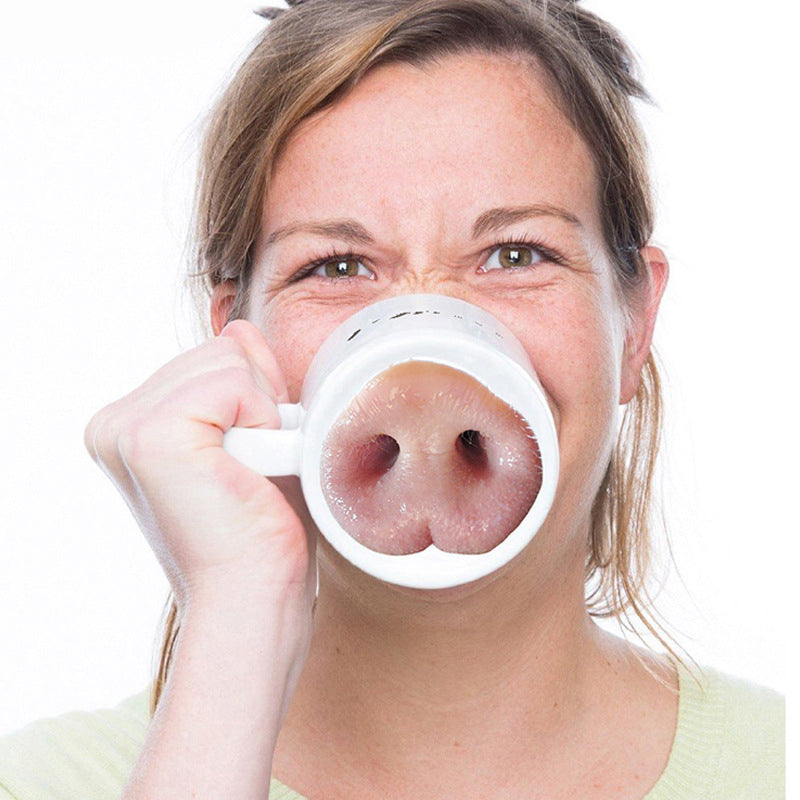 Creative Pig Nose Cup