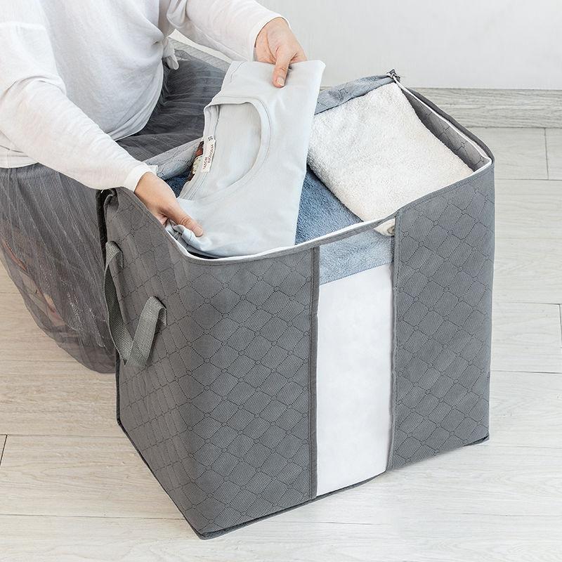 Folding Bamboo Charcoal Clothes Storage Bag