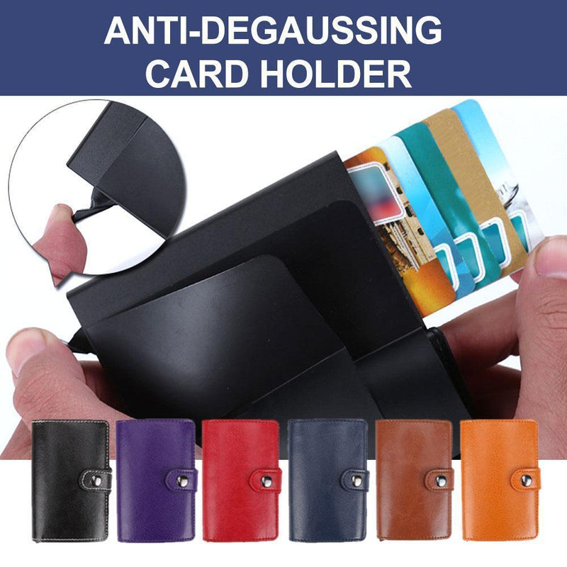 Anti-Degaussing Card Holder
