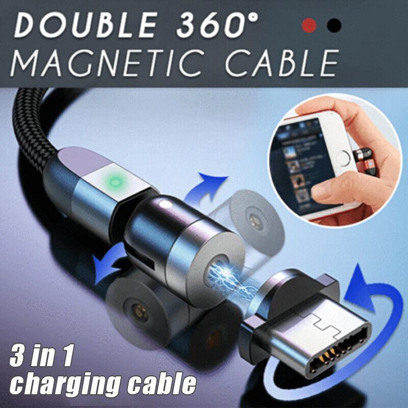 Fanshome™3-IN-1 DESIGN 360° Magnetic Cable