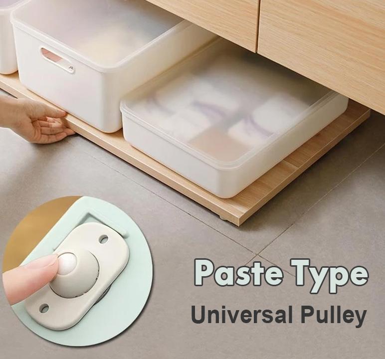 Fanshome™ Paste Type Pulley Universal Wheel (4 PCs)