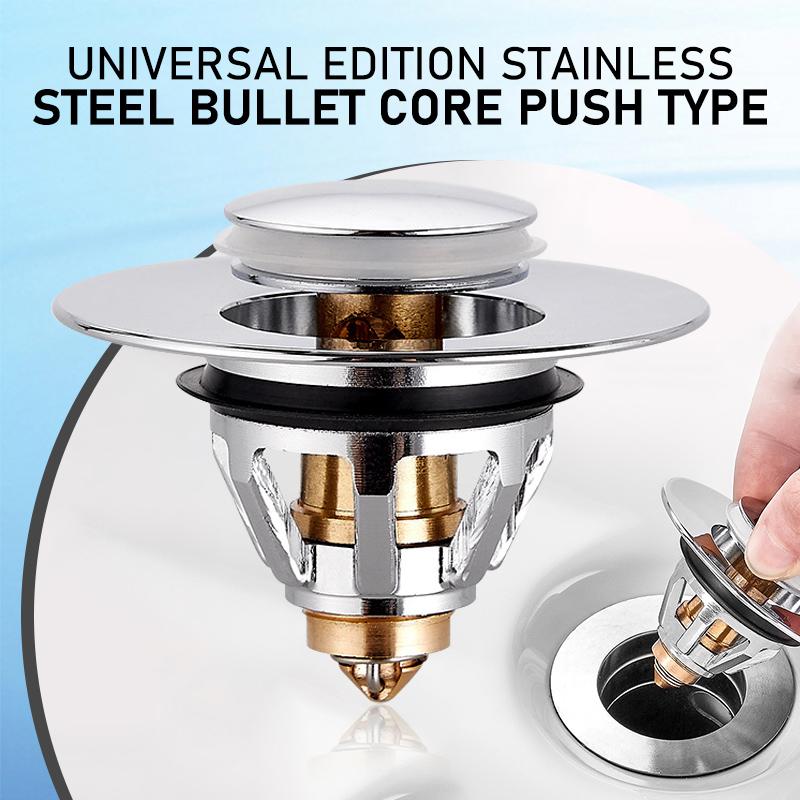 Universal Stainless Steel Pop-up Drain Filter