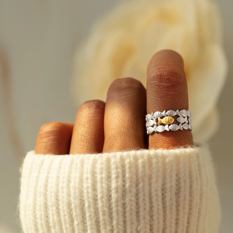Goldfish Style Ring
