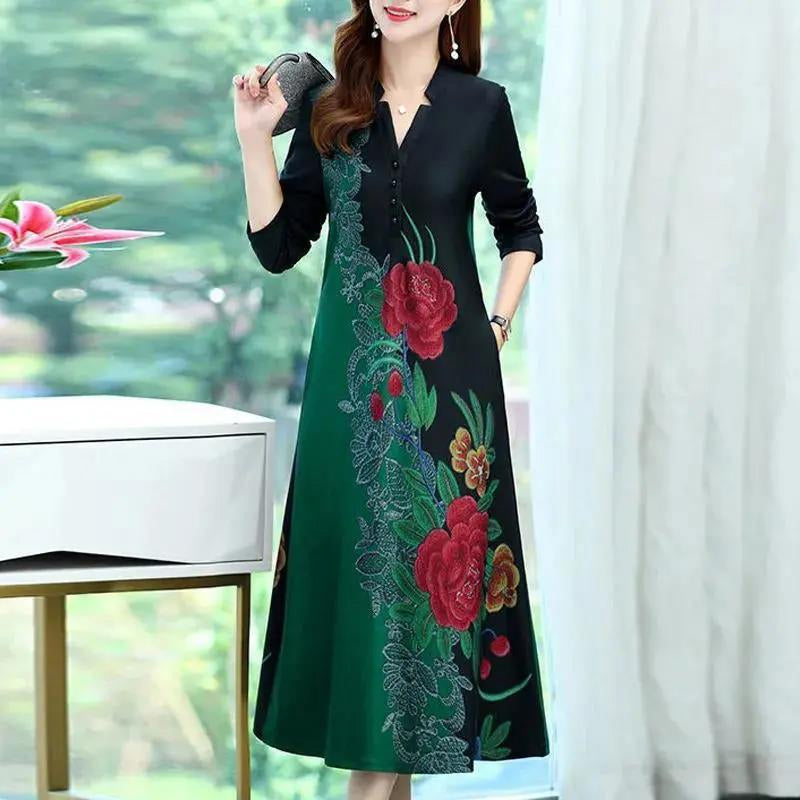 Vintage Elegant Qipao For Women