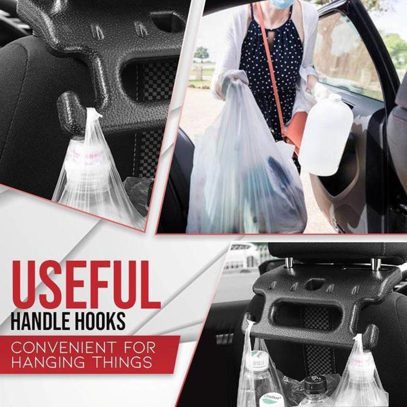 2-in-1 Car Seat Hand Grip Plus Hooks