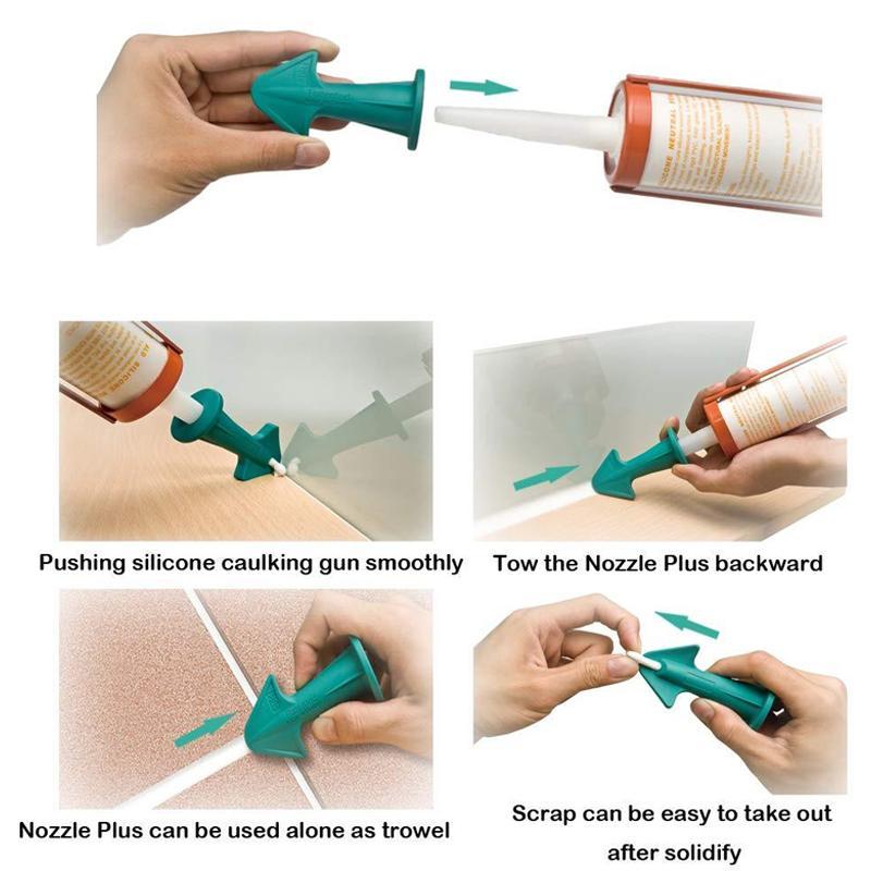 Silicone Caulking Nozzle ( get scraper free )