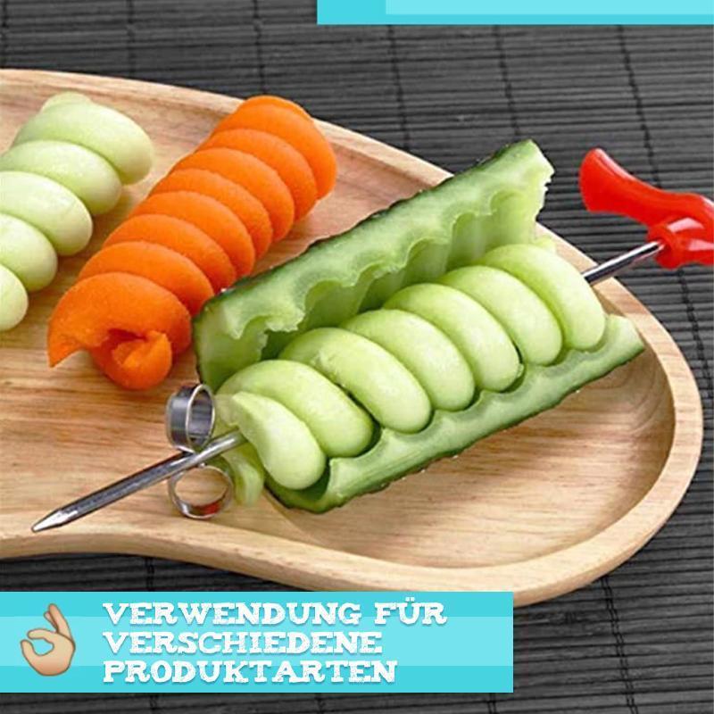 Gemüsefrucht-Spiralmesser（2pcs)