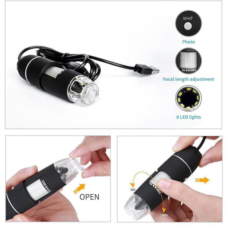 USB Digital Microscope LED PC-Connectable Digital
