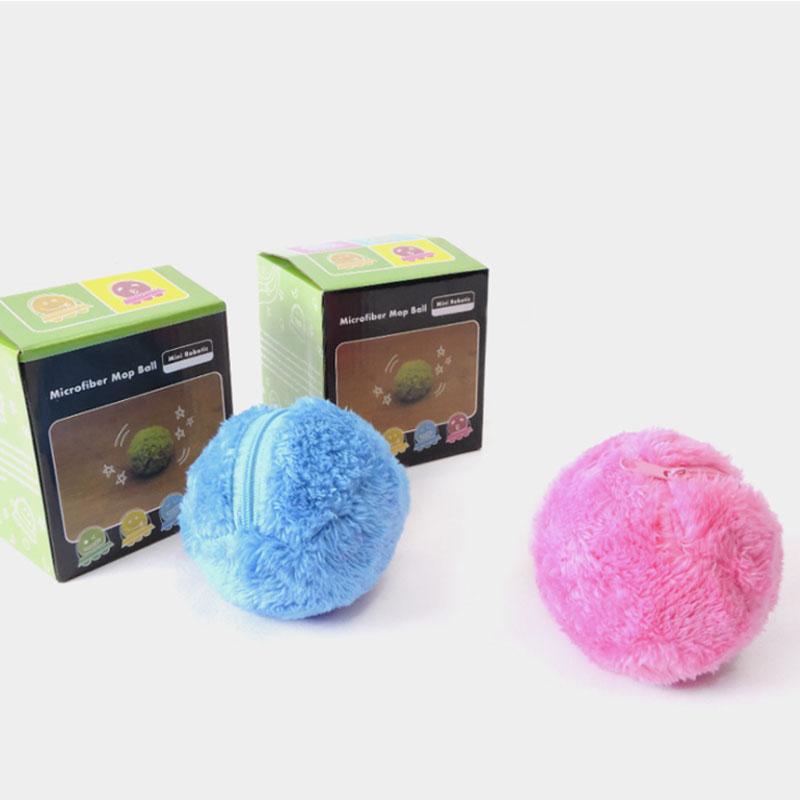 Fanshome™Pet Electric Ball Toy with Plush Cover