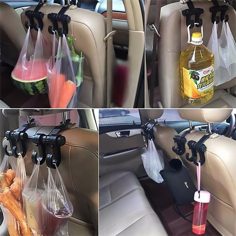 Car Seat Headrest Storage Hooks