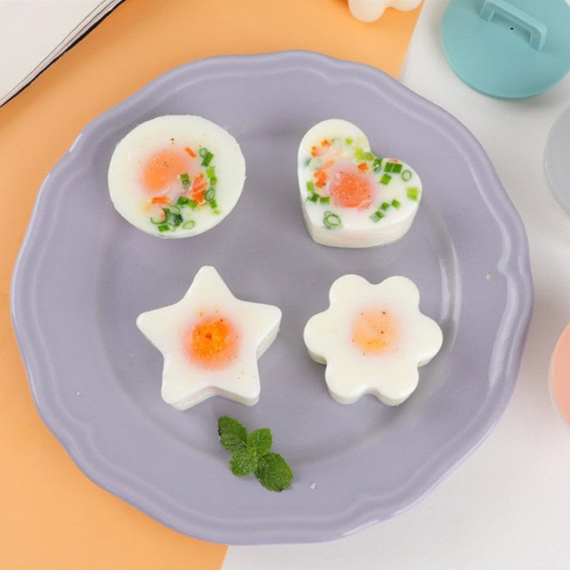 Cute Boiled Egg Mold(4 molds + 1 silicone brush)