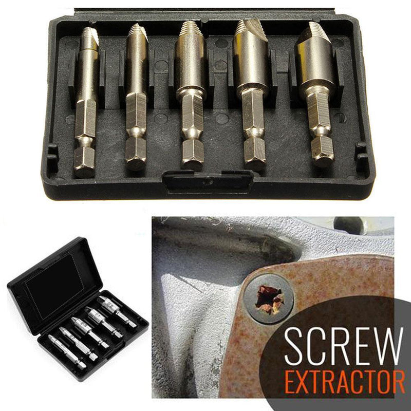 Set of 5 Extracting Damaged Screws