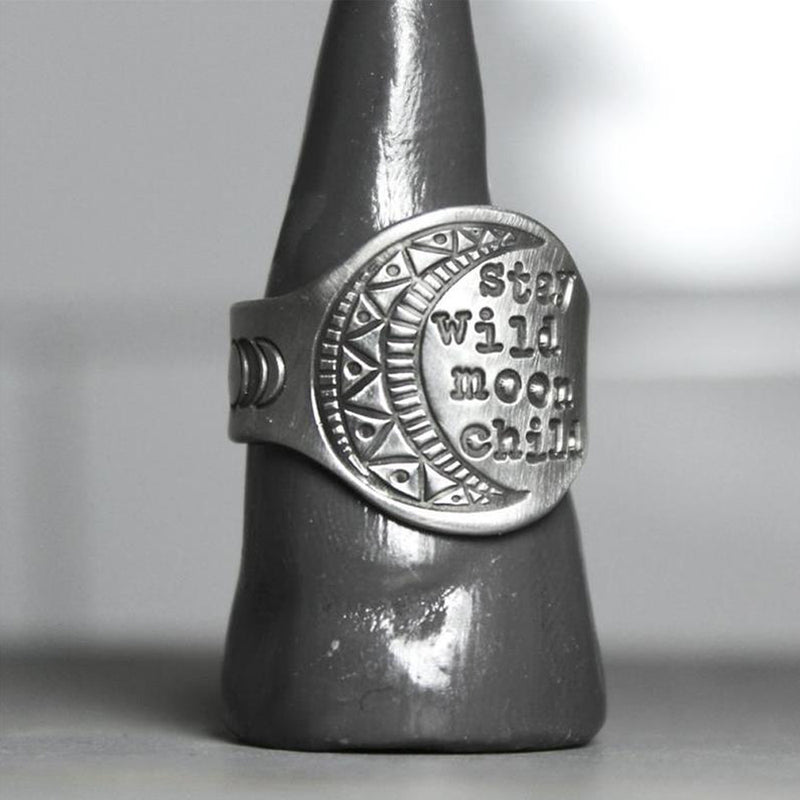 Stay Wild Moon Child Ring
