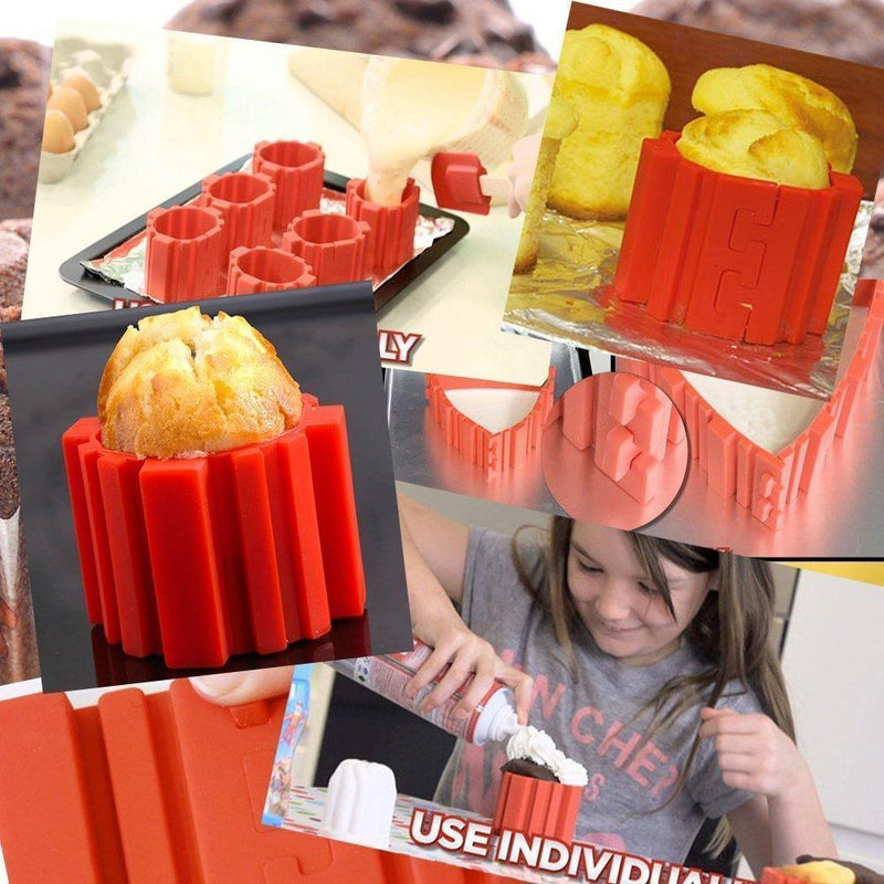 DIY Nonstick Silicone Cake Mold Kitchen Baking Mould Tools