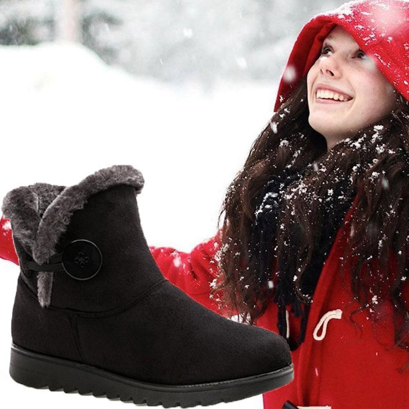 Hirundo Fur Lined Womens Snow Boots