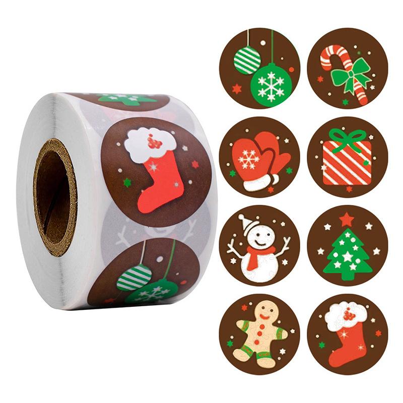 Christmas Gift Wrapping & Decoration Stickers