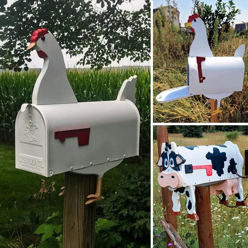 Farm Animal Mailboxes
