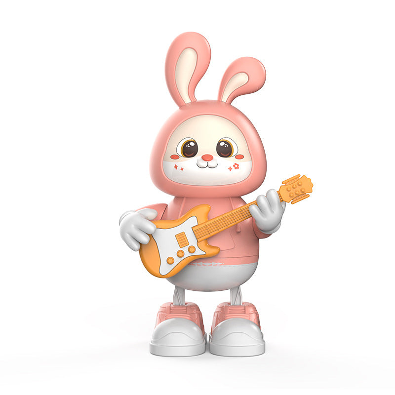 Adorable Rabbit Guitarist Toy